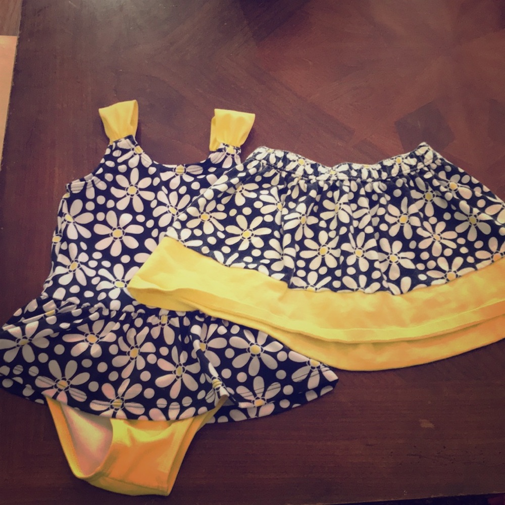 Gymboree Swimsuit and Skirt